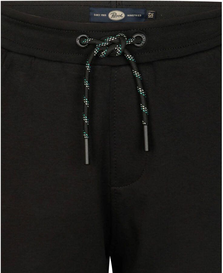 Petrol Industries relaxed sweatshort zwart Korte broek Effen - Foto 2