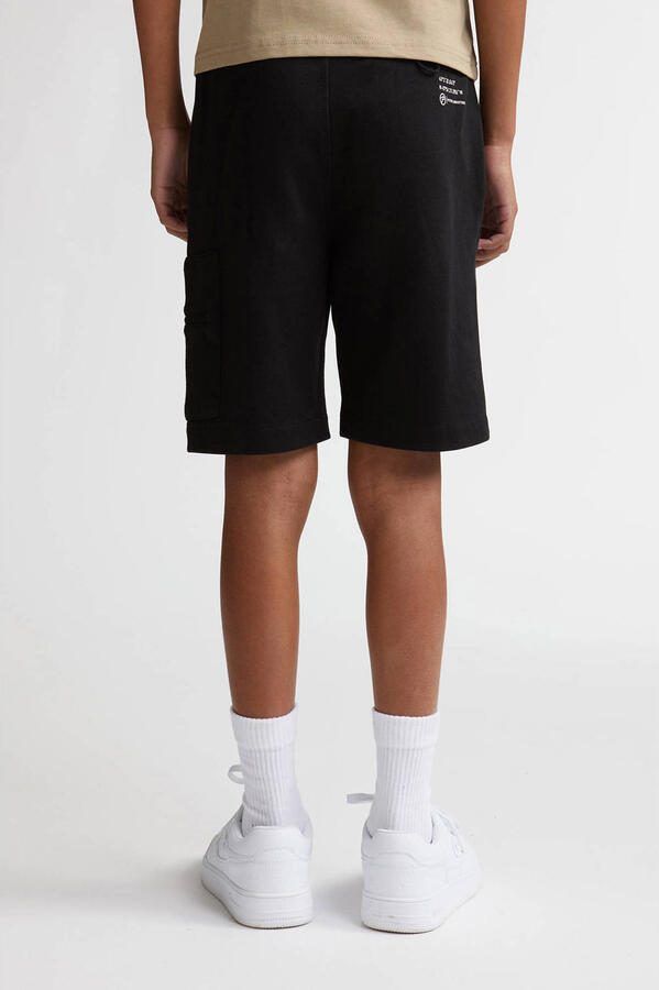 Petrol Industries relaxed sweatshort zwart Korte broek Effen - Foto 3