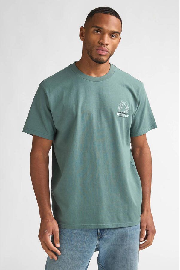 Petrol Industries relaxed T-shirt groen