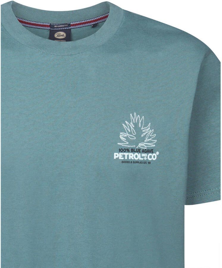 Petrol Industries relaxed T-shirt groen - Foto 2