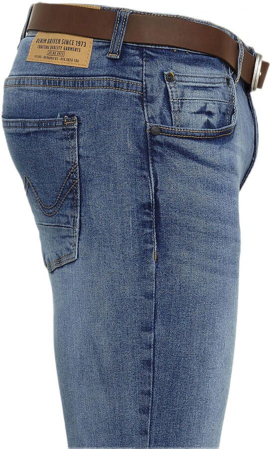 Petrol Industries skinny jeans NASH met riem medium used