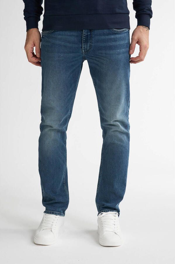 Petrol Industries Straight jeans met optisch tweedelige achterzak