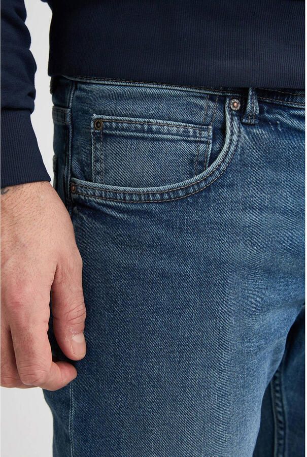 Petrol Industries Straight jeans met optisch tweedelige achterzak - Foto 2