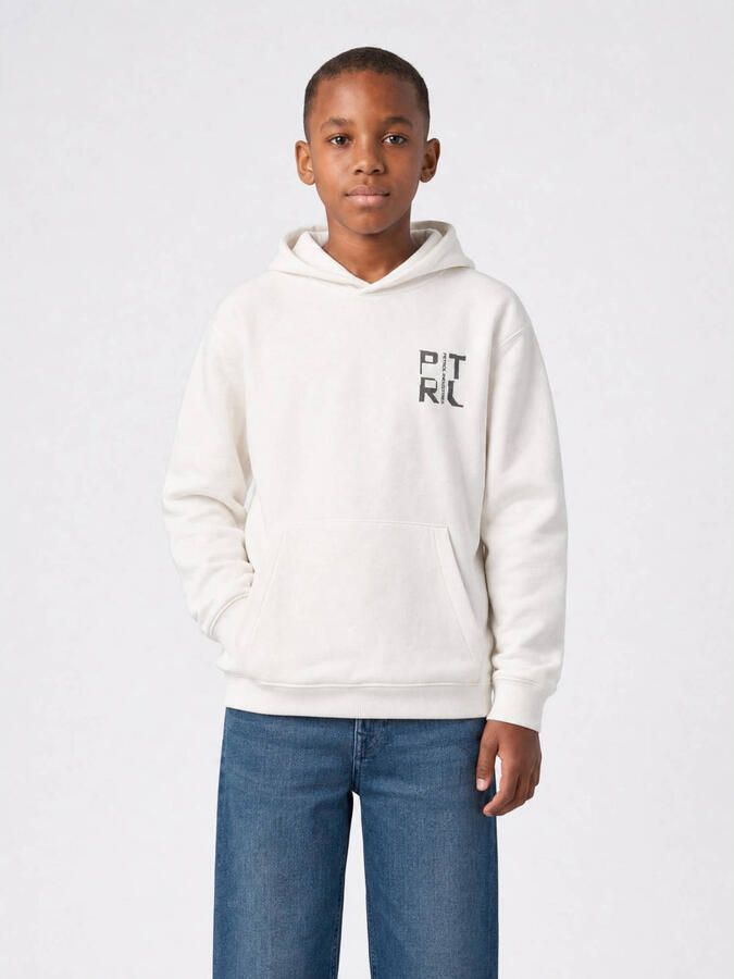 Petrol Industries sweater met backprint beige