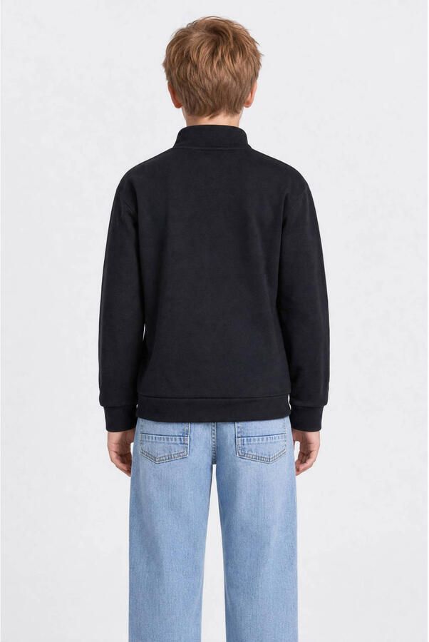 Petrol Industries sweater met print zwart - Foto 2