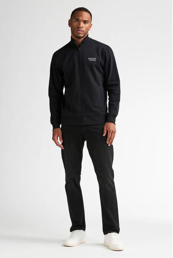 Petrol Industries sweatvest met logo antraciet - Foto 2