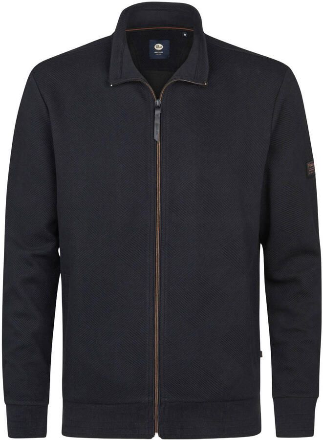 Petrol Industries sweatvest zwart