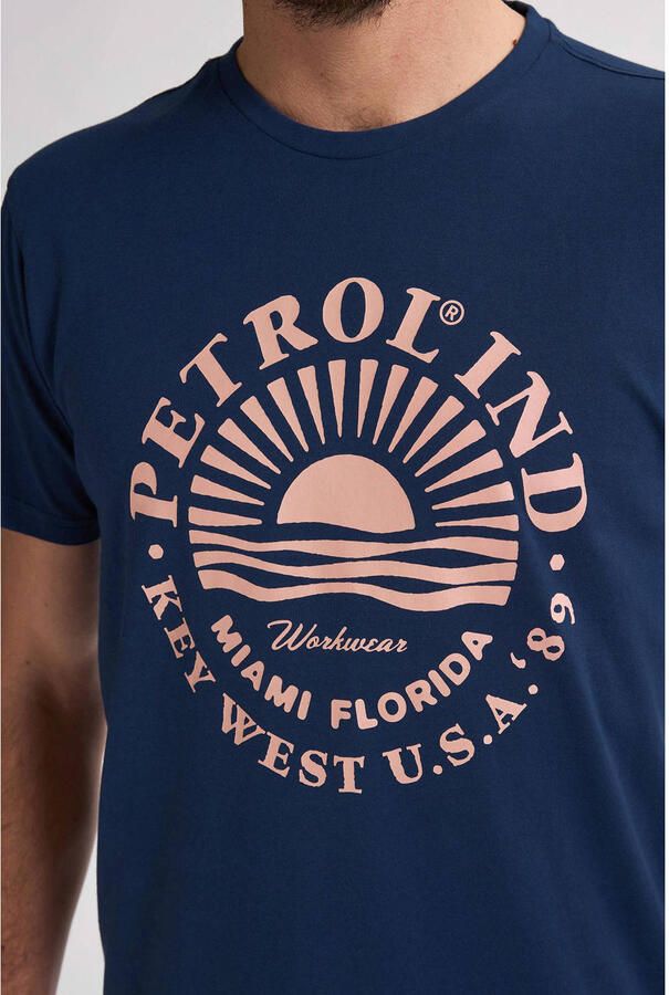 Petrol Industries T-shirt blauw - Foto 2