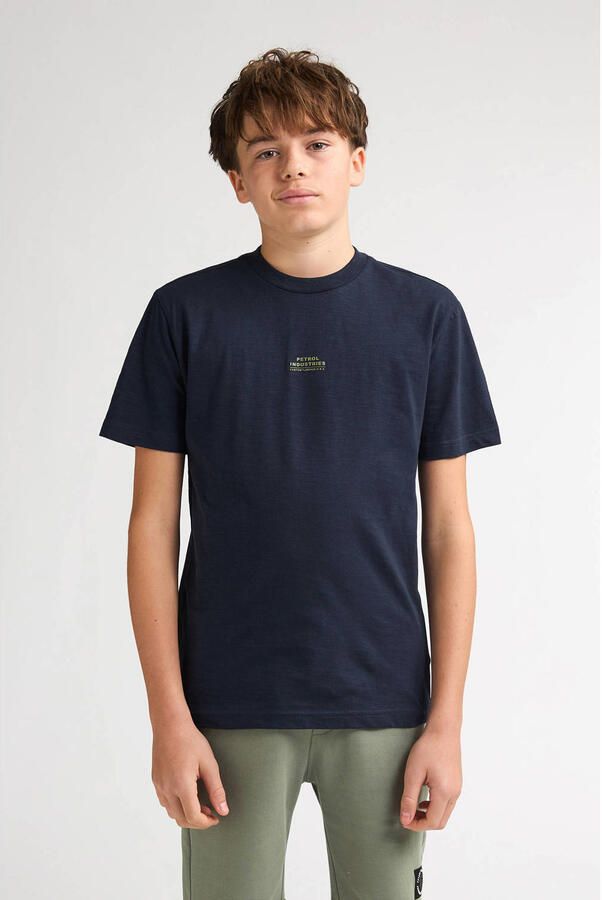 Petrol Industries T-shirt donkerblauw