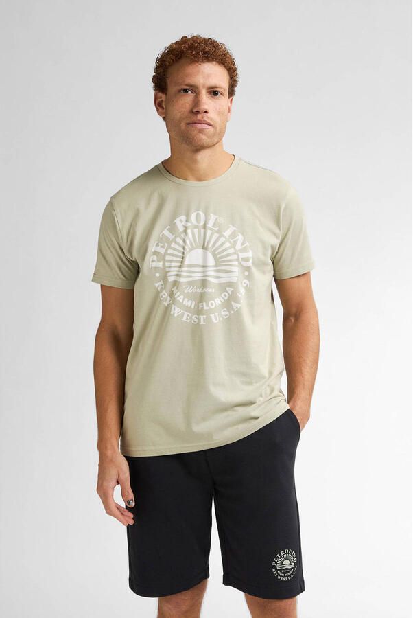 Petrol Industries T-shirt grijsgroen - Foto 3