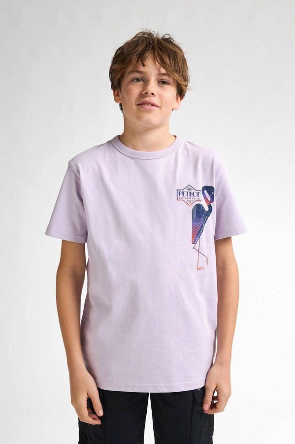 Petrol Industries T-shirt lichtroze
