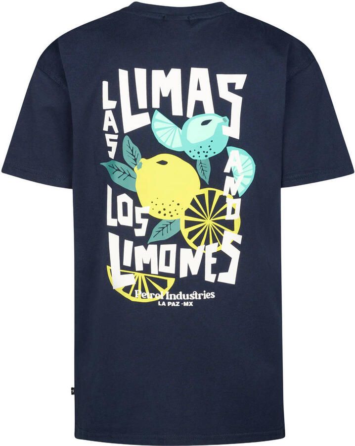 Petrol Industries T-shirt met backprint donkerblauw - Foto 3