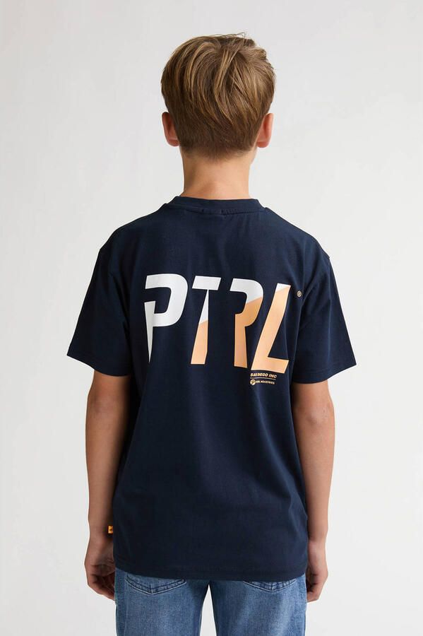 Petrol Industries T-shirt met backprint donkerblauw - Foto 3