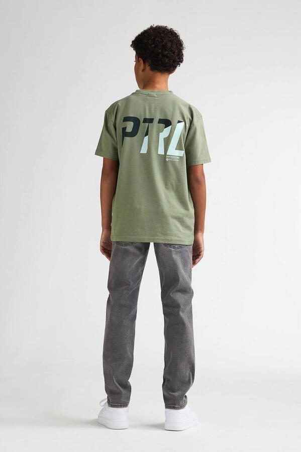 Petrol Industries T-shirt met backprint groen - Foto 3
