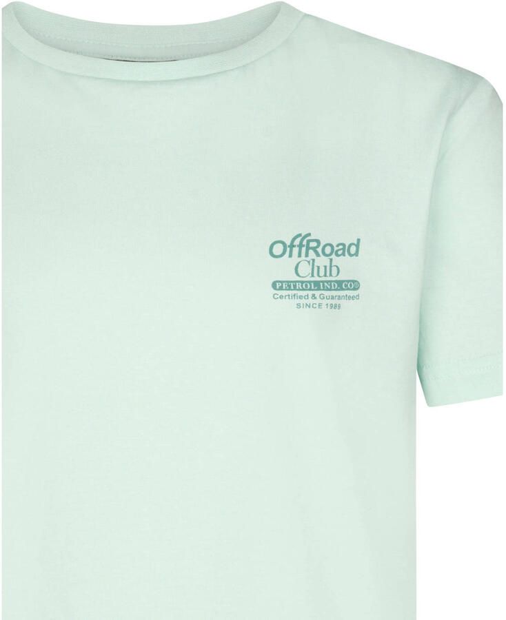 Petrol Industries T-shirt met backprint mintgroen - Foto 2