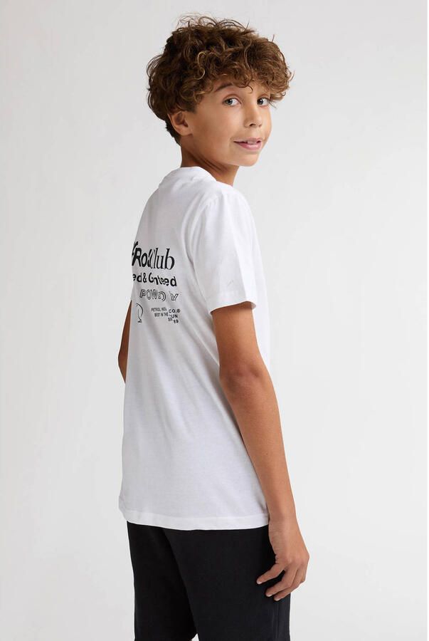 Petrol Industries T-shirt met backprint wit - Foto 3