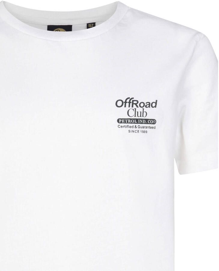 Petrol Industries T-shirt met backprint wit - Foto 2