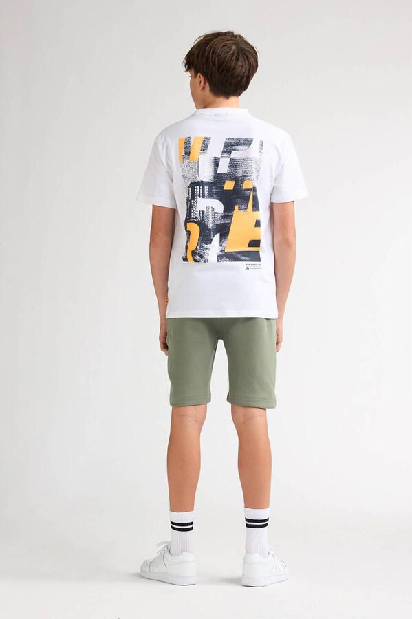 Petrol Industries T-shirt met backprint wit - Foto 3