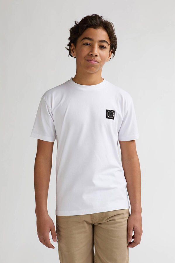 Petrol Industries T-shirt met backprint wit