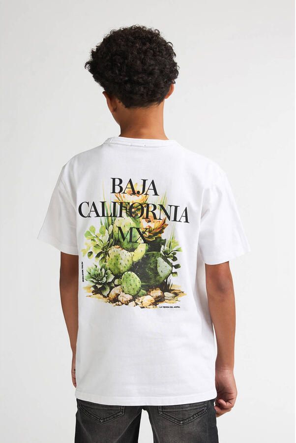 Petrol Industries T-shirt met backprint wit - Foto 3
