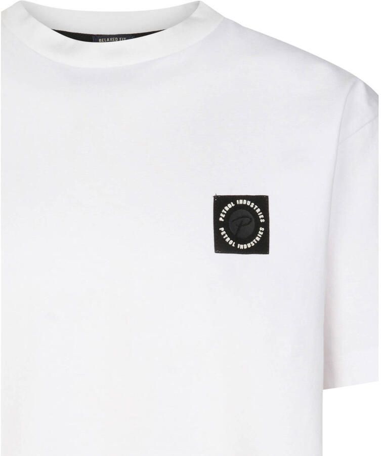 Petrol Industries T-shirt met backprint wit - Foto 2