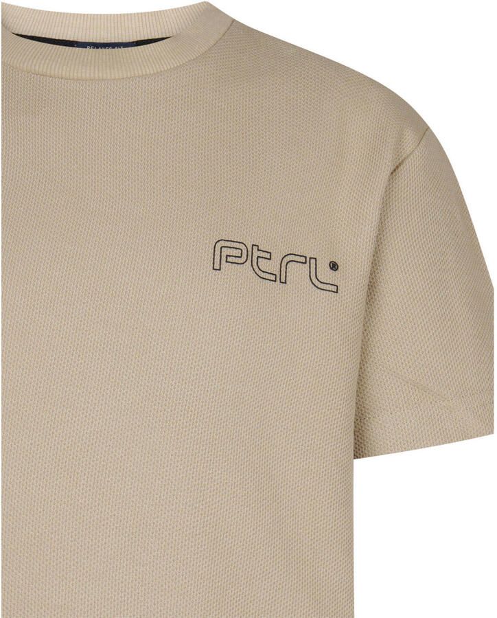 Petrol Industries T-shirt met backprint zand - Foto 2