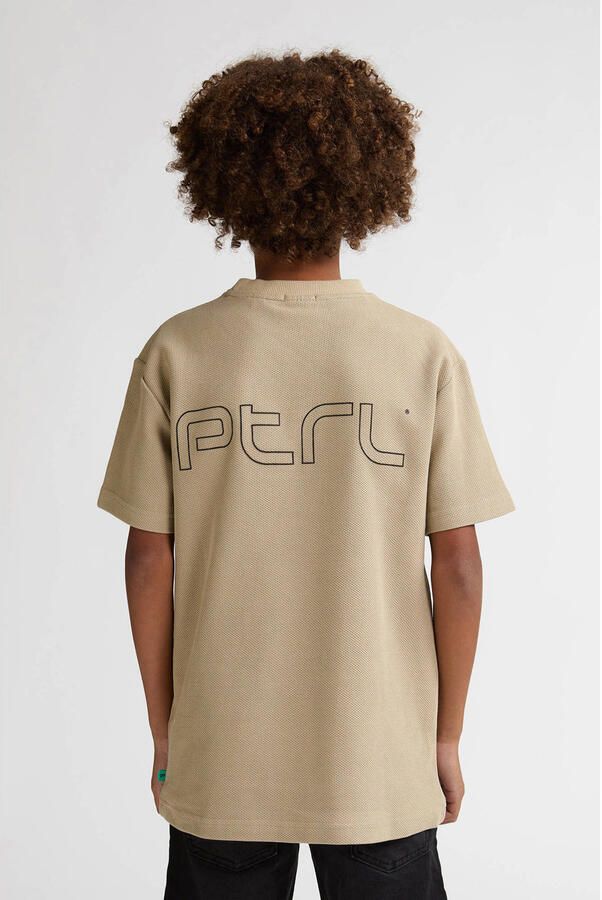 Petrol Industries T-shirt met backprint zand - Foto 3