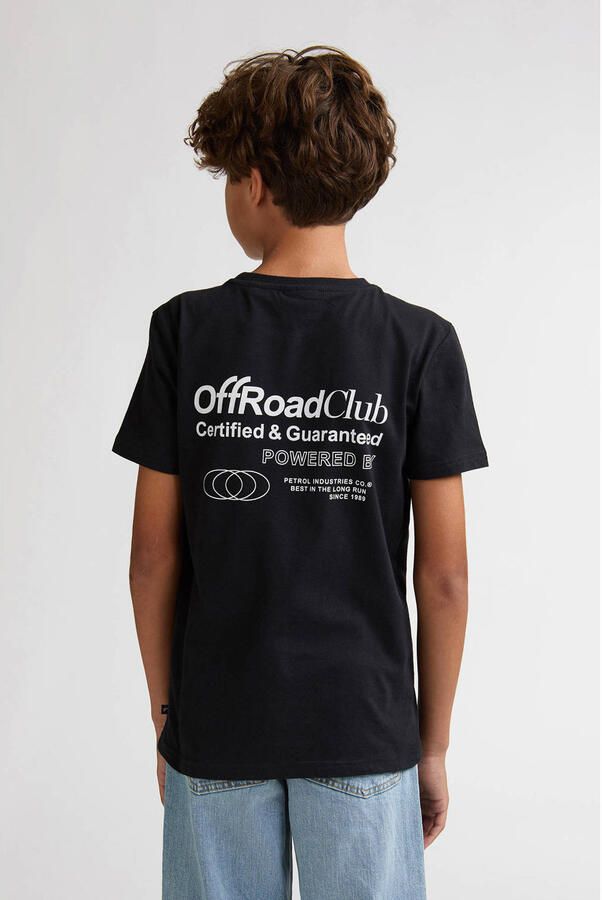 Petrol Industries T-shirt met backprint zwart - Foto 3