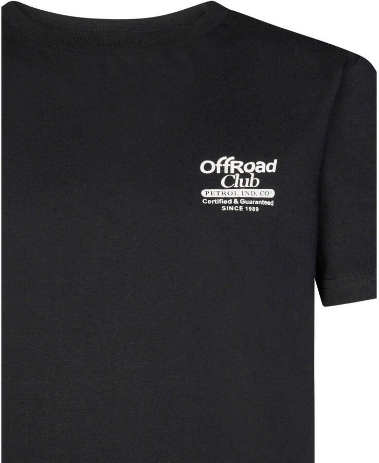 Petrol Industries T-shirt met backprint zwart - Foto 2