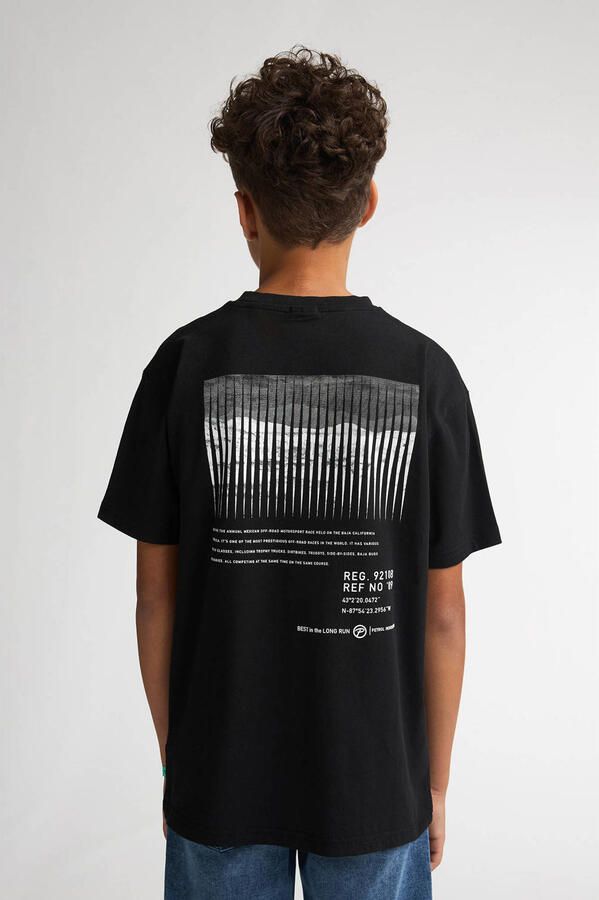 Petrol Industries T-shirt met backprint zwart - Foto 3