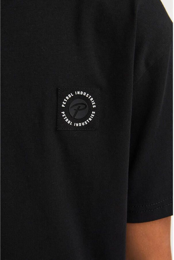 Petrol Industries T-shirt met backprint zwart - Foto 2