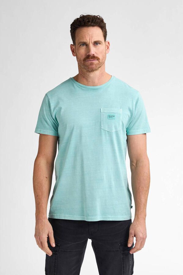 Petrol Industries T-shirt T-Shirt Key Melange Aqua - Foto 3
