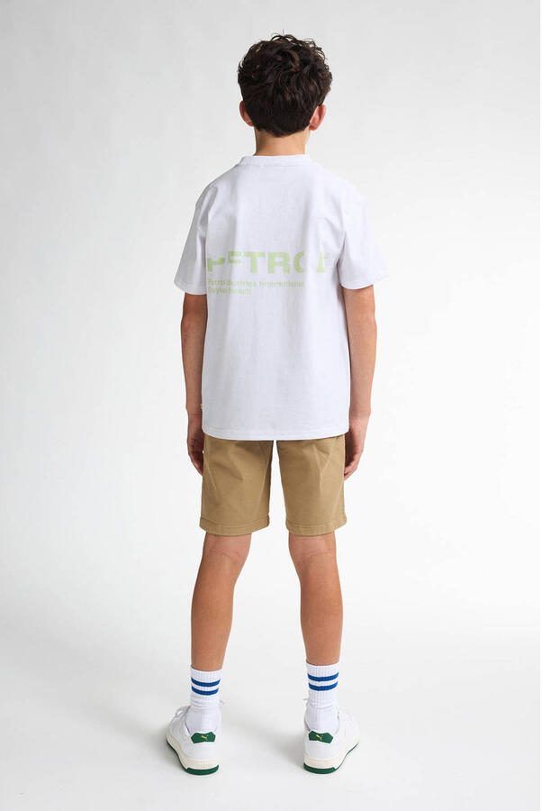Petrol Industries T-shirt met backprint wit - Foto 2