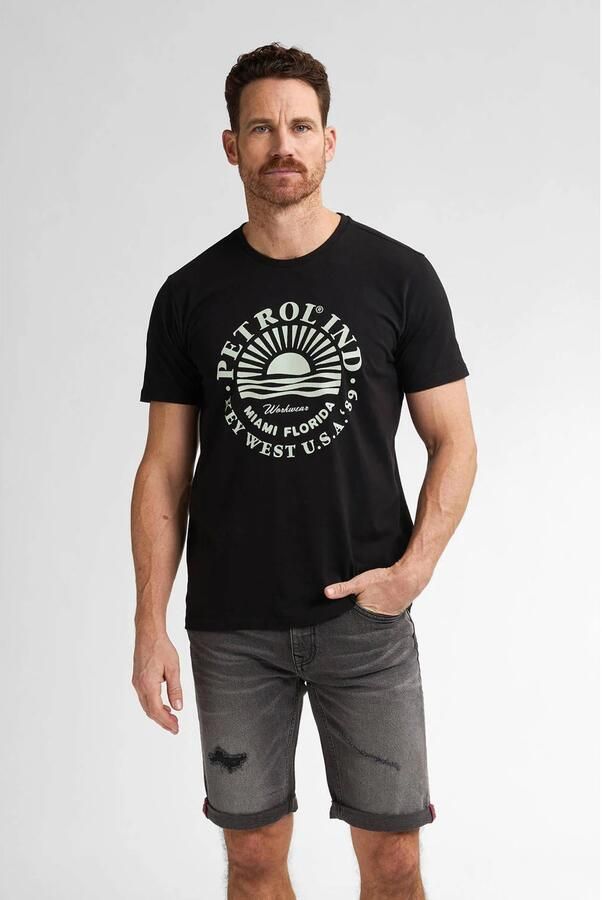 Petrol Industries T-shirt zwart