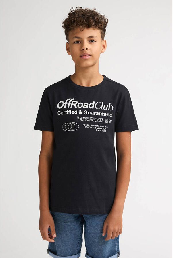 Petrol Industries T-shirt zwart