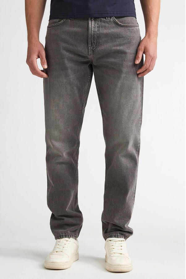 Petrol Industries TIMBER tapered jeans zwart