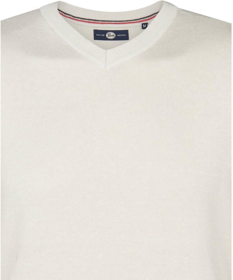 Petrol Industries Trui met V-hals V-Neck Basi Materiaalmix met katoenpercentage