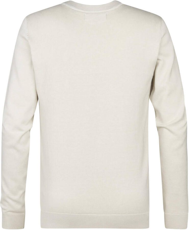 Petrol Industries Trui met V-hals V-Neck Basi Materiaalmix met katoenpercentage - Foto 2