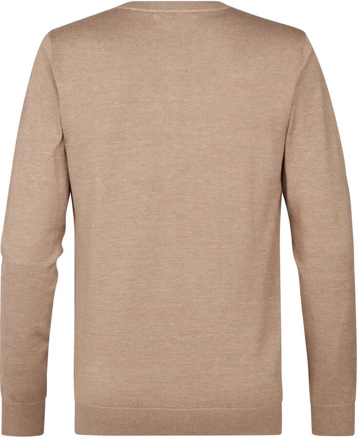 Petrol Industries Trui met V-hals V-Neck Basi Materiaalmix met katoenpercentage - Foto 2