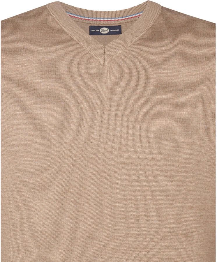 Petrol Industries Trui met V-hals V-Neck Basi Materiaalmix met katoenpercentage