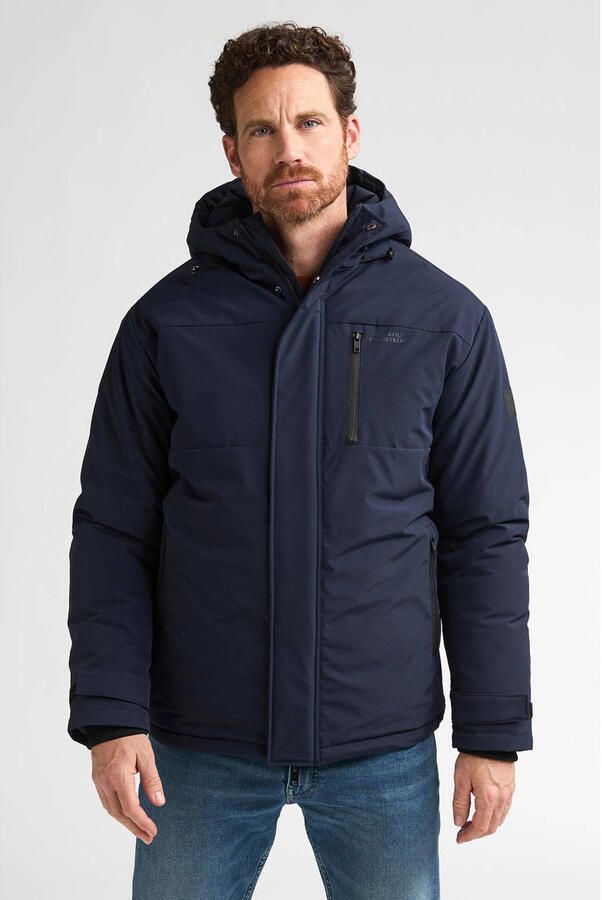 Petrol Industries winterparka donkerblauw