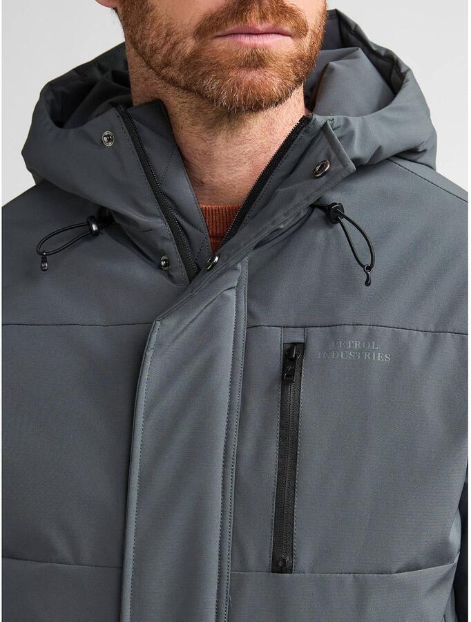 Petrol Industries winterparka grijsgroen - Foto 2