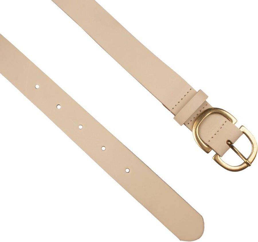 Petrol industries Plus Size leren riem beige - Foto 2