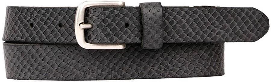 Petrol industries Plus Size leren riem zwart