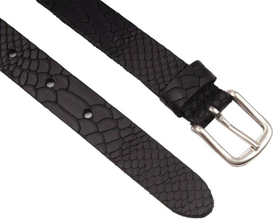 Petrol industries Plus Size leren riem zwart - Foto 2