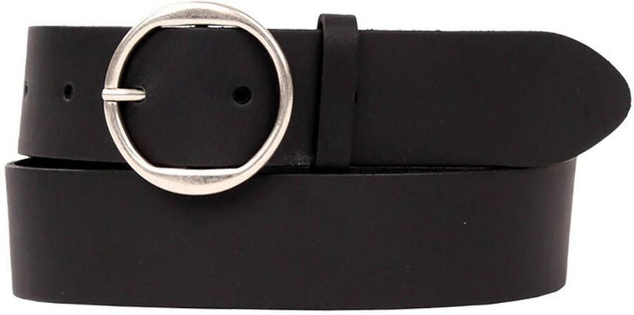 Petrol industries Plus Size leren riem zwart