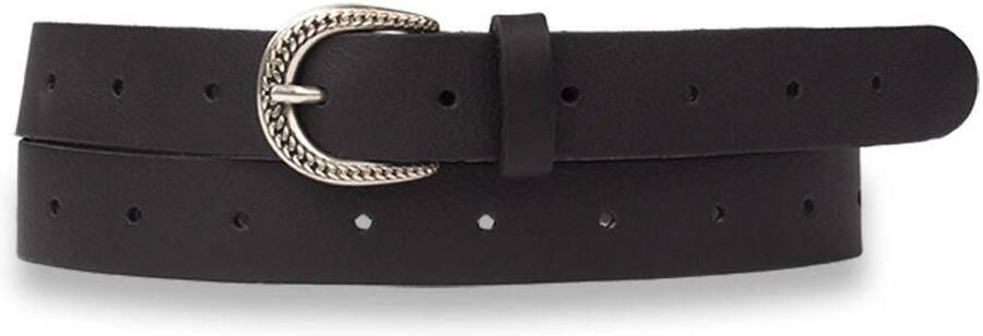 Petrol industries Plus Size leren riem zwart