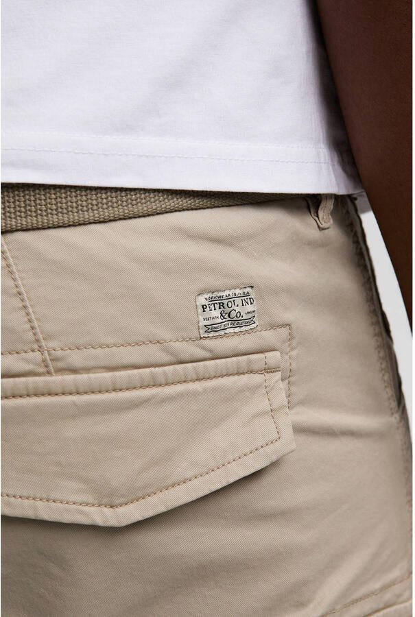Petrol industries Plus Size regular cargo short beige - Foto 2