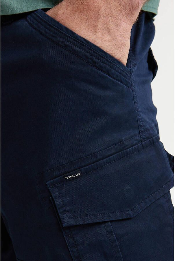 Petrol industries Plus Size regular cargo short donkerblauw - Foto 2
