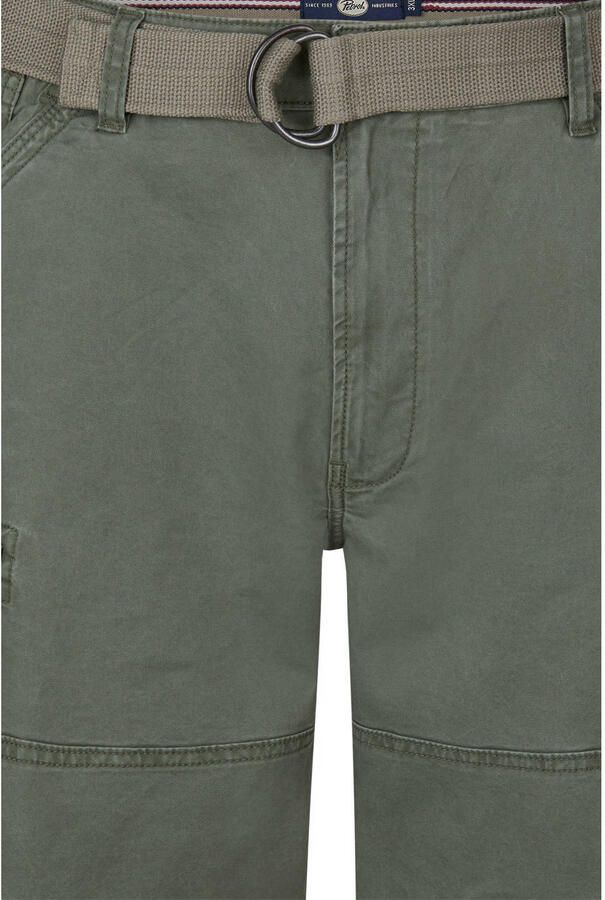 Petrol industries Plus Size regular cargo short donkergroen - Foto 3